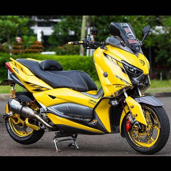 Modifikasi Yamaha X-Max 2017, Fans Berat Bumblebee 