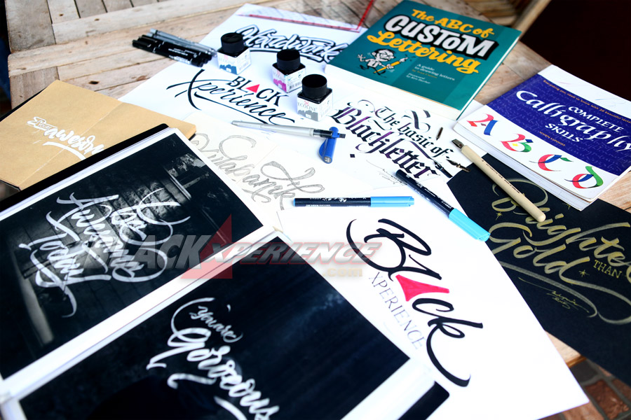 Eko Fitriono, Hand Lettering dan Calligraphy Artwork