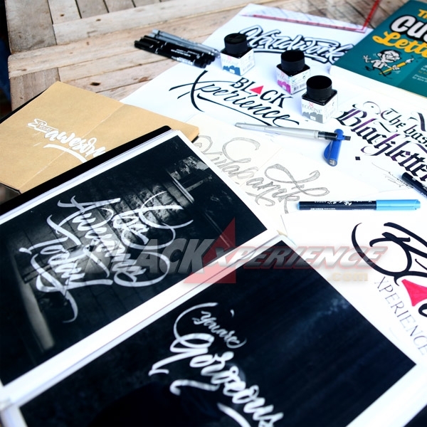 Eko Fitriono, Hand Lettering dan Calligraphy Artwork