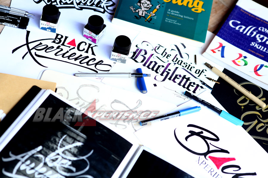 Eko Fitriono, Hand Lettering dan Calligraphy Artwork