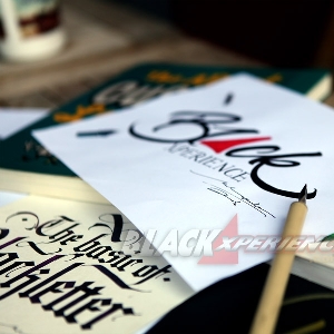 Eko Fitriono, Hand Lettering dan Calligraphy Artwork