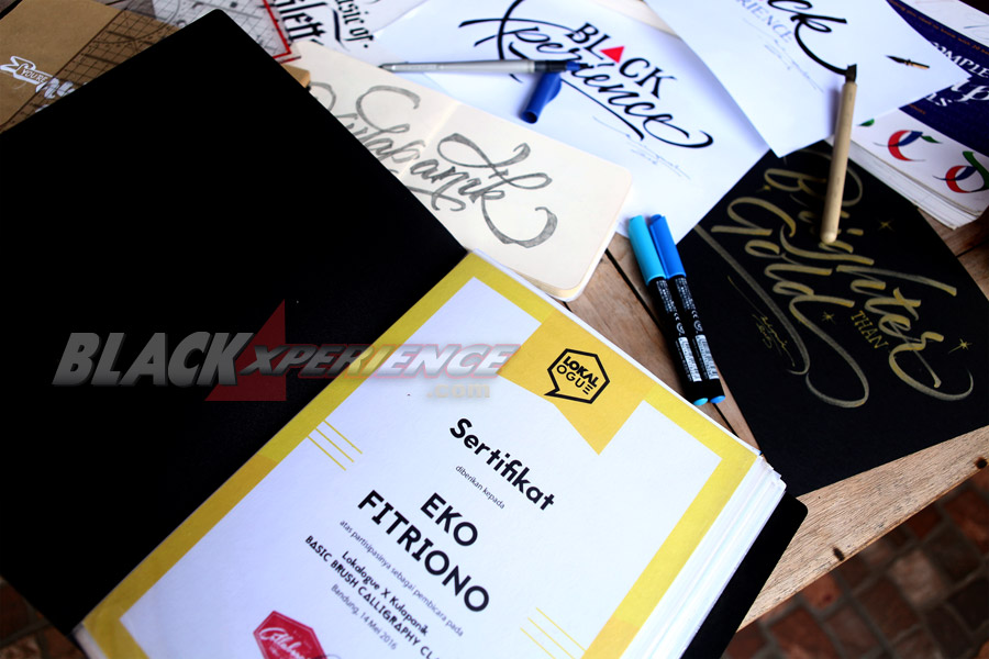 Eko Fitriono, Hand Lettering dan Calligraphy Artwork