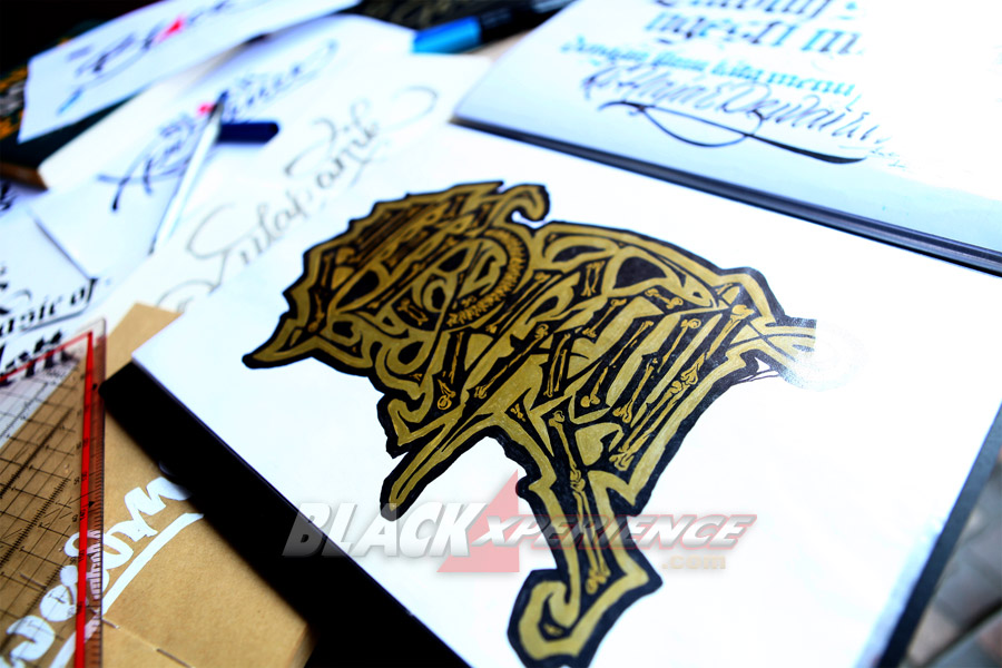 Eko Fitriono, Hand Lettering dan Calligraphy Artwork