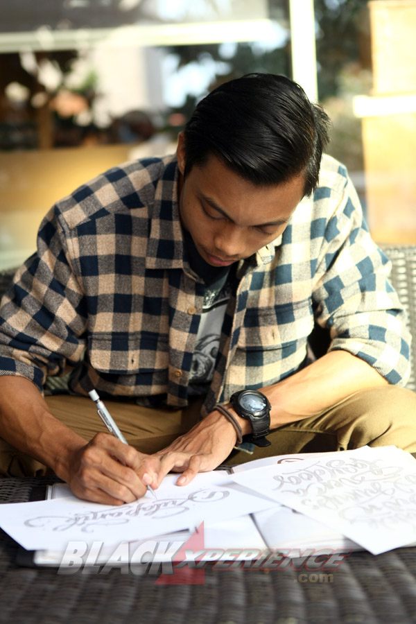 Eko Fitriono, Hand Lettering dan Calligraphy Artwork