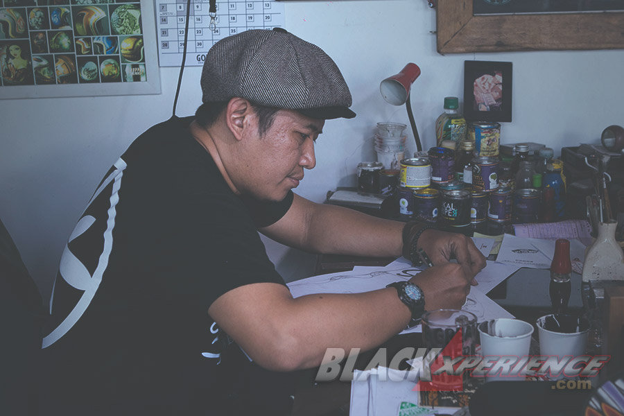 Fahmi, One of the Best Indonesia’s Pinstripper
