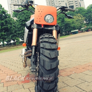 Ban gambot jadi ciri khas Scrambler