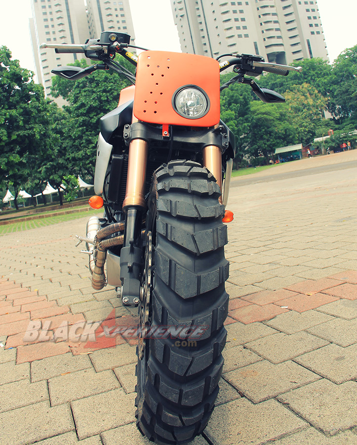Ban gambot jadi ciri khas Scrambler