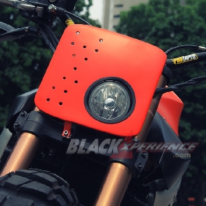 Tampang depan penuh aura scrambler