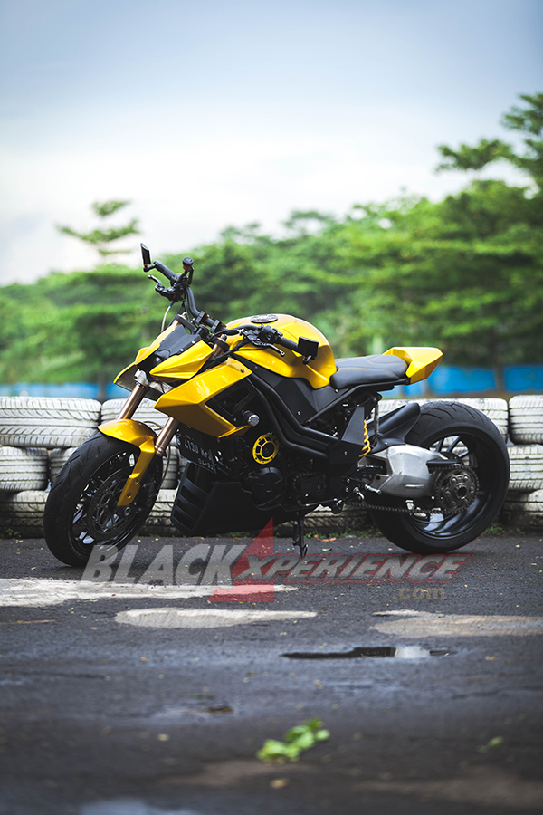 Modifikasi Kawasaki Z 250 FI, Street Fighter Tampil Layaknya Moge Eropa