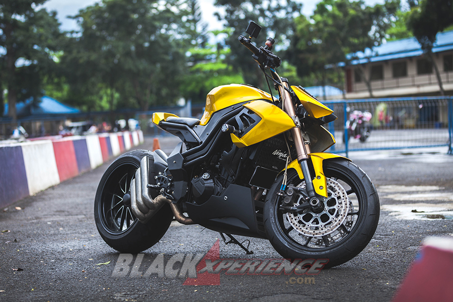 Modifikasi Kawasaki Z 250 FI, Street Fighter Tampil Layaknya Moge Eropa