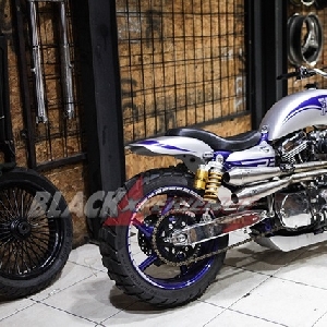 Modifikasi Harley Sportster XL 1200, Simply Retro Scrambler