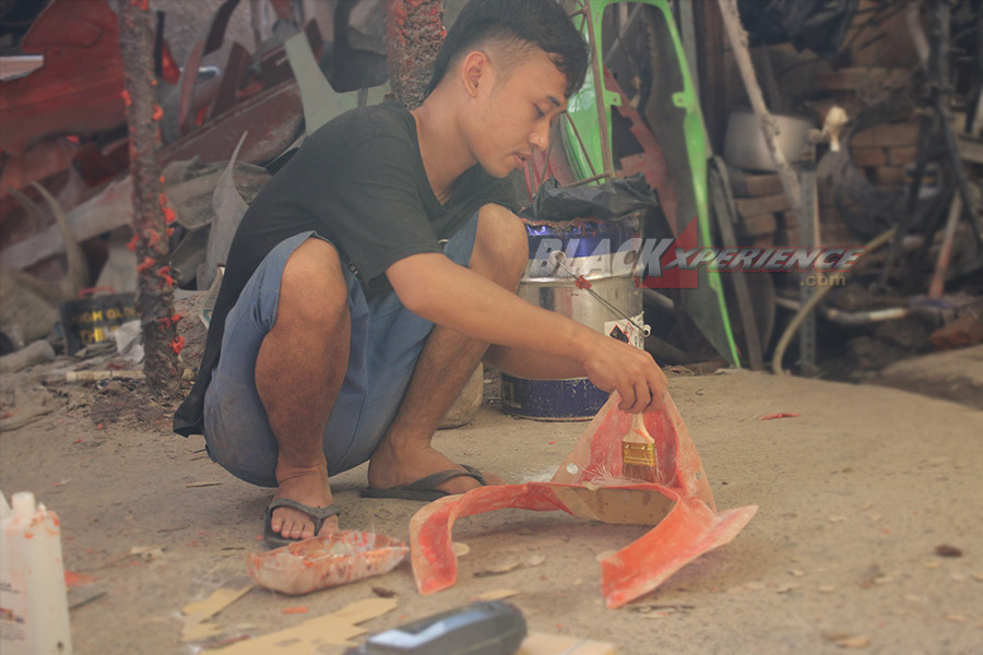 Proses buat bodi di Chemonk Modified