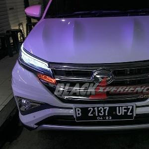 Modifikasi Kosmetik All New Terios, Makin Ganteng dengan DRL, Lazy Eyes  dan Foglamp 3 Warna 