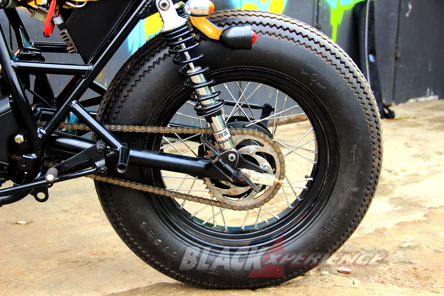 Swing arm custom dengan besi seamless diameter 41