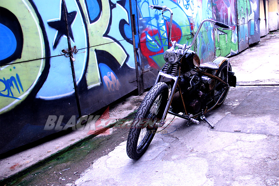 Modifikasi Yamaha Scorpio: Old School Chopper