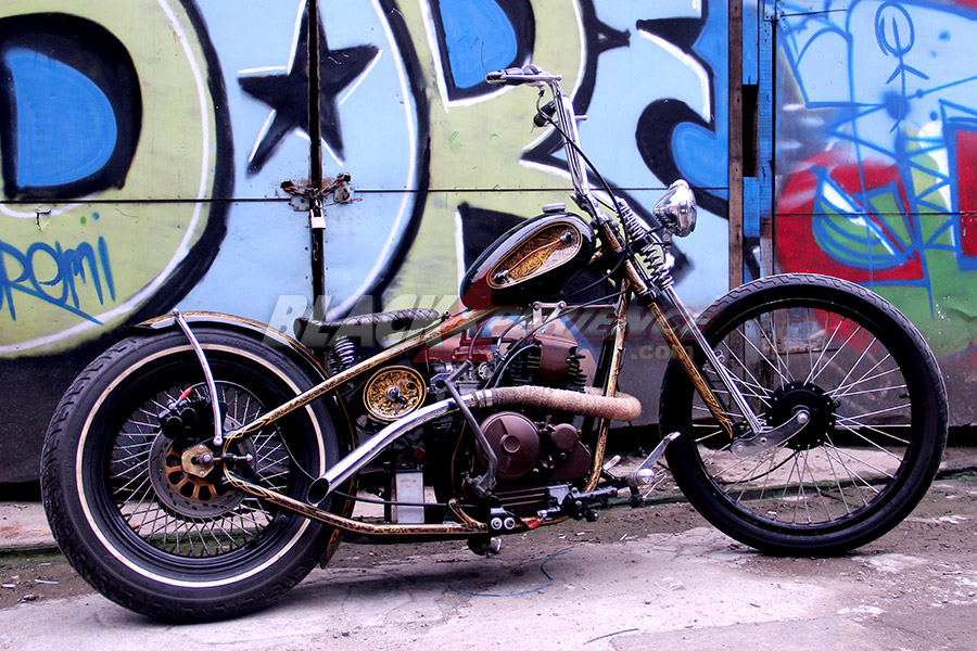 Modifikasi Yamaha Scorpio: Old School Chopper