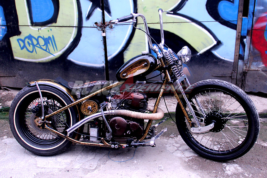 Modifikasi Yamaha Scorpio: Old School Chopper