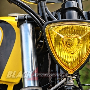 Street Arts Custom Rubah Yamaha Scorpio Jadi gaya Street Tracker