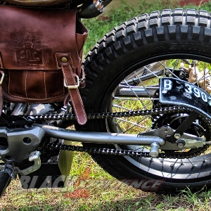 Street Arts Custom Rubah Yamaha Scorpio Jadi gaya Street Tracker