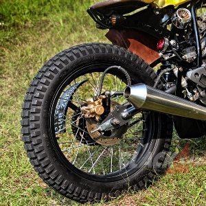 Street Arts Custom Rubah Yamaha Scorpio Jadi gaya Street Tracker