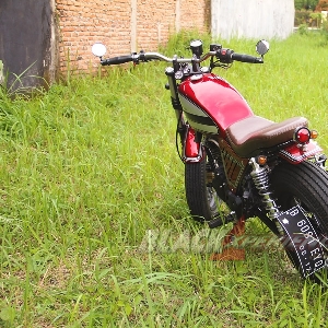 Street Art Custom Vermak Yamaha Scorpio jadi Japs Stlye 