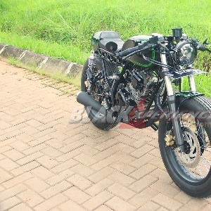 Modifikasi Yamaha Cafe Racer, Klasik tapi Roker