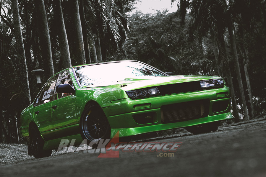 Modifikasi Nissan Cefiro : The Green Ruthless