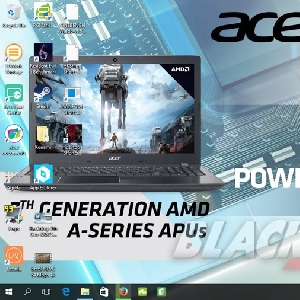 Ditenagai AMD A10, Notebook Acer Aspire E5-553G Siap Kerja Berat