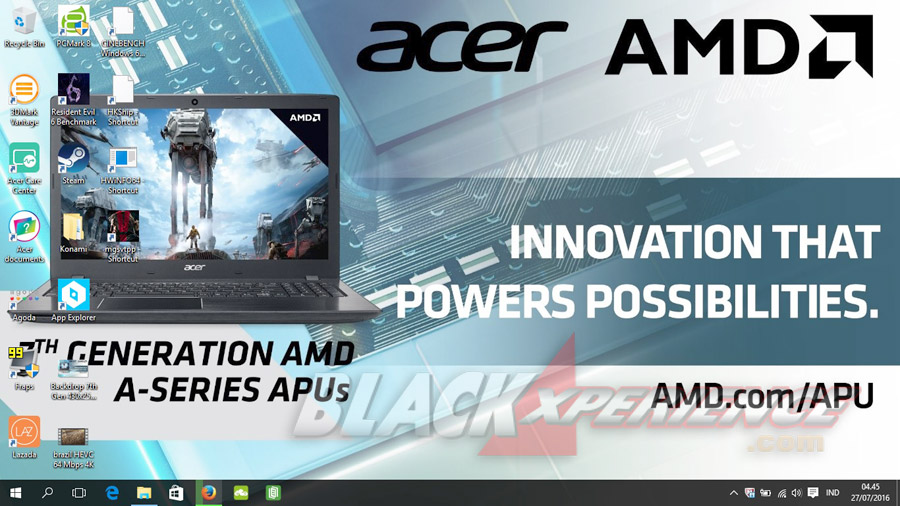 Ditenagai AMD A10, Notebook Acer Aspire E5-553G Siap Kerja Berat