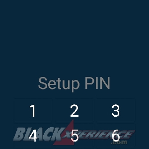 Opsi penguncian PIN di aplikasi Fingerprint AppLock (real)