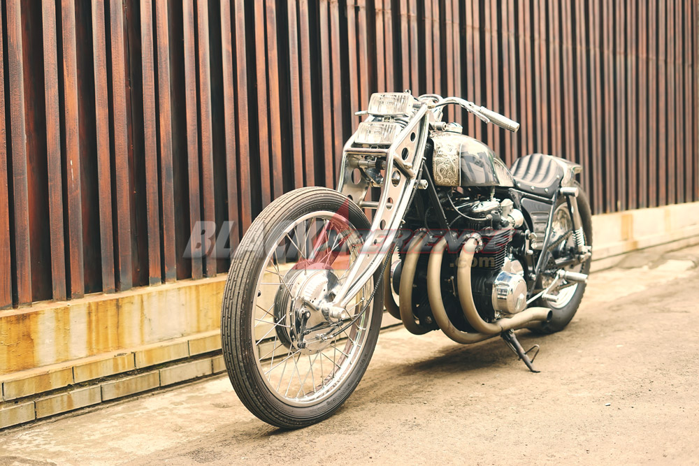 Modifikasi Honda CB650 The Luxurious Chopper Drag  