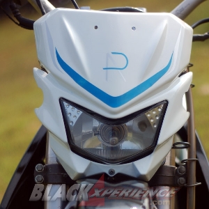 Modifikasi Trail Custom nan Kekar dan Elegan, Berbasis Scorpio 250 cc