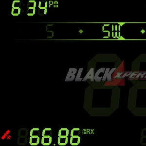 Display Color Hijau Muda DigiHUD Speedometer