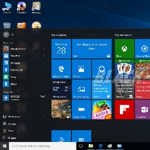 Tampilan Start Menu