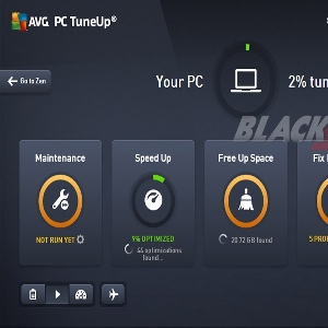 Tampilan Utama AVG Tune Up