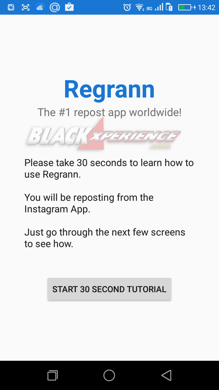 Tersedia tutorial singkat untuk memahami Regrann 