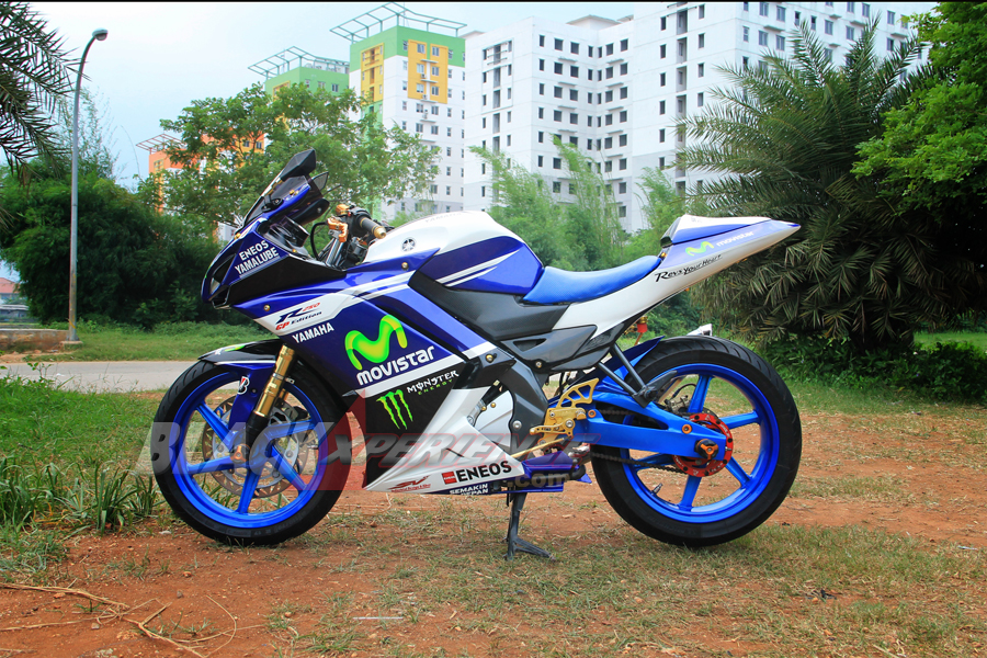 Transformasi Yamaha Vixion ala Movistar 