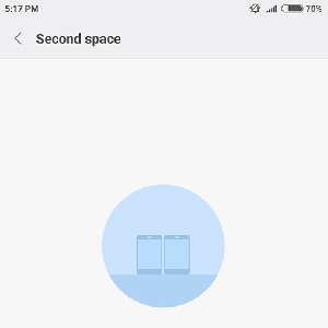 Turning on Second Space