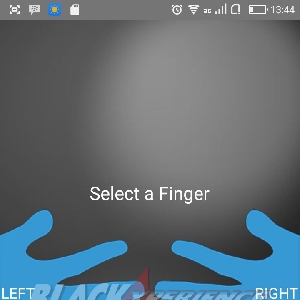 Tutorial siagkat pemindaian jari di app Fingerprint AppLock (Real)