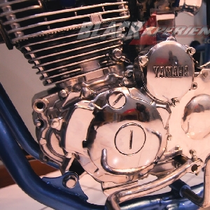 Modifikasi Yamaha Scorpio - The Blue Pon Chopper