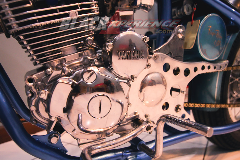 Modifikasi Yamaha Scorpio - The Blue Pon Chopper