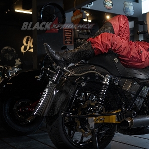 Yemima Suka Banget Sama Harley Davidson Warna Marah dengan Motif Pinestripe