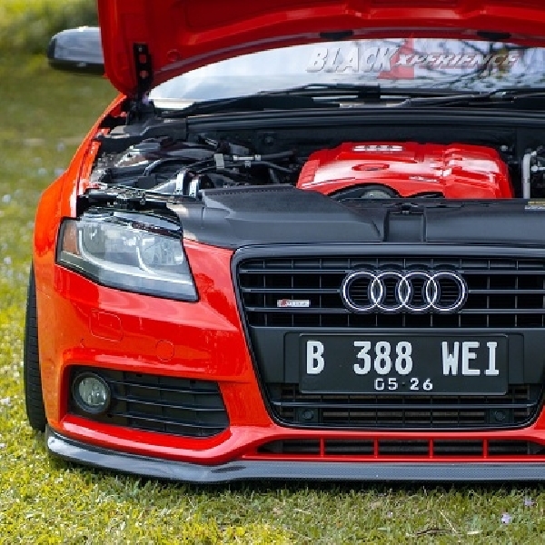 Bersolek Stance Audi A4 Punya Body Merona Plus Kaki-kaki Eye Catching