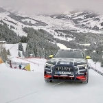 Audi e-tron Dengan Sistem 4WD Quattro Sukses  Menanjaki Salju Dengan Kemiringan 85 Derajat