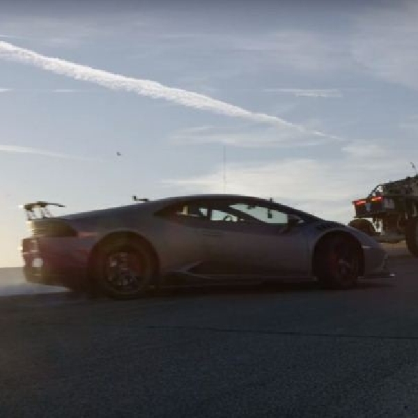 Drag Huracan LP580-2 800 hp Versus  Buggie 900 hp