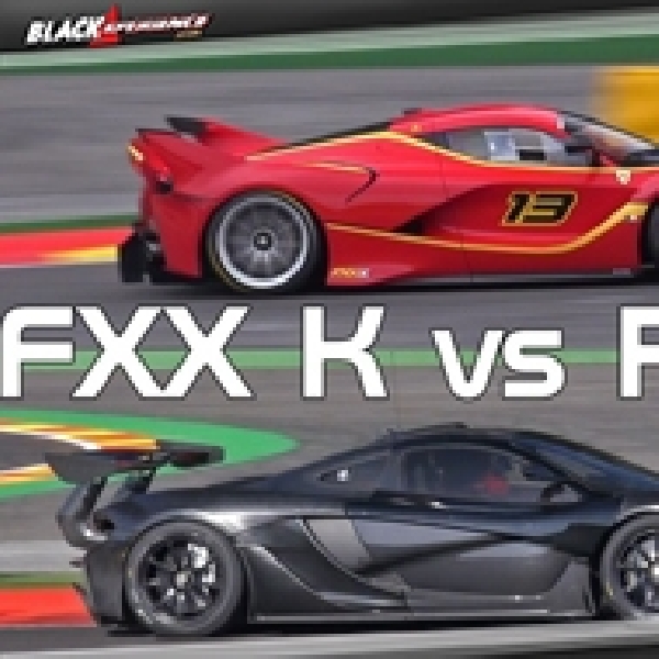 Adu Kuat Ferrari FXX K dan McLaren P1 GTR