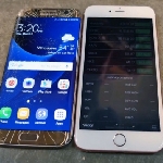 Uji Ketangguhan : Samsung Galaxy S7 Edge Vs iPhone 6s Plus, Kuat Mana?