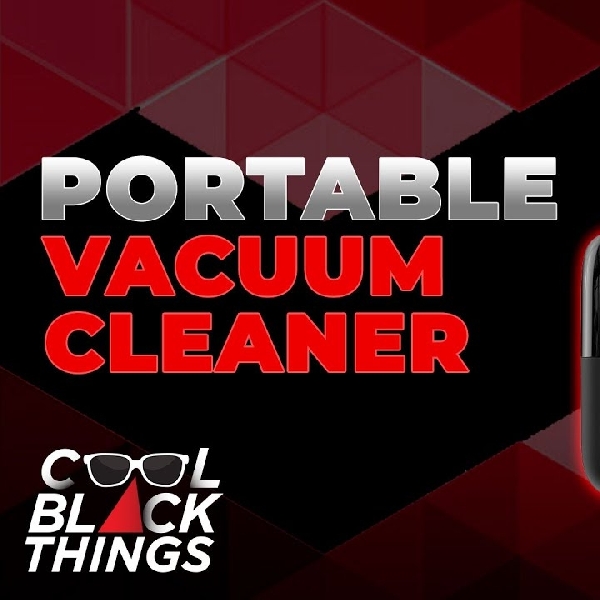 3 Black Portable Car Vacuum Cleaner | Cool Black Things
