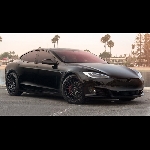 Modifikasi Tesla Model S P100D: Lebih Segar dengan Warna Hitam