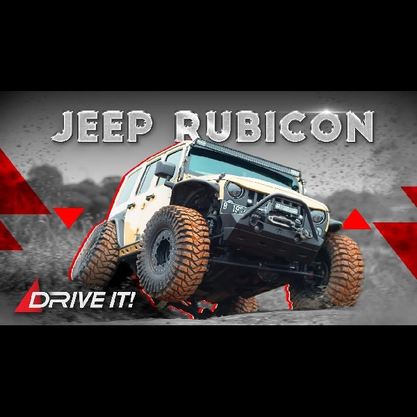 Habiskan 2 Miliar! Rubicon JK Upgrade Kaki-kaki Segagah King-kong 